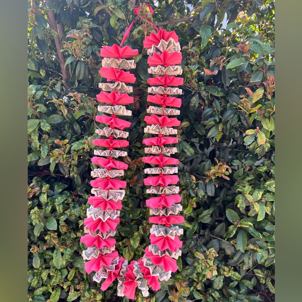 Graduation money lei